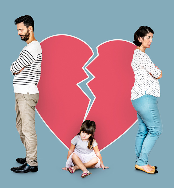 Scheidung und Trennung mit Kindern